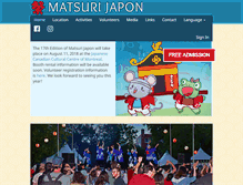 Tablet Screenshot of festivaljapon.com